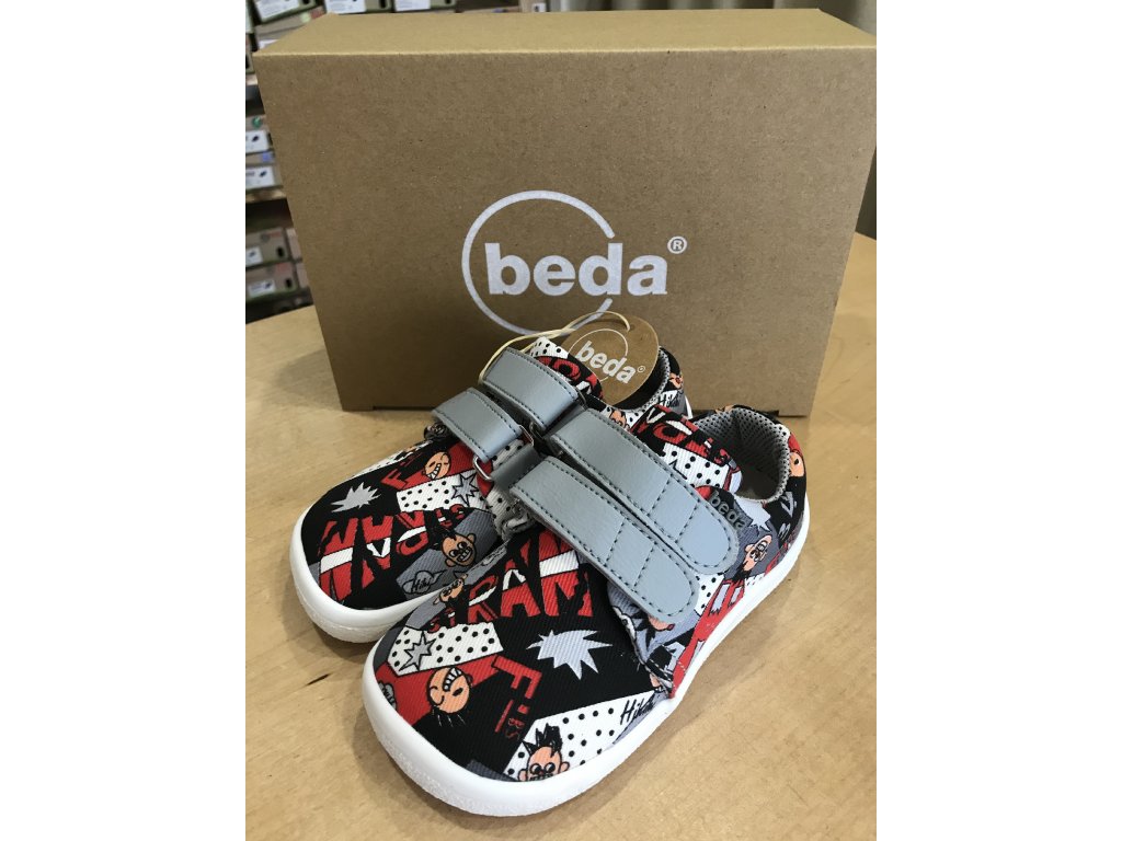 Beda - BF0001/TEX/W plátěné tenisky COMICS Velikost obuvi: 25