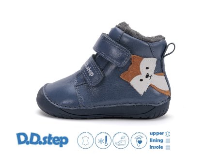 D.D.step zimní W070-52301 Royal Blue