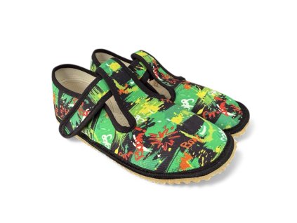 Beda - bačkory BF 060010/W Graffiti