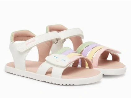 garvalín Blanco/ Multicolor - sandály 262431-B310