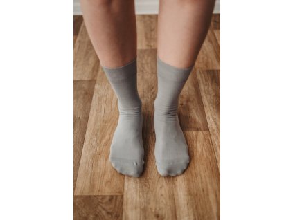 barefoot ponozky crew essentials grey 49819 size large v 1