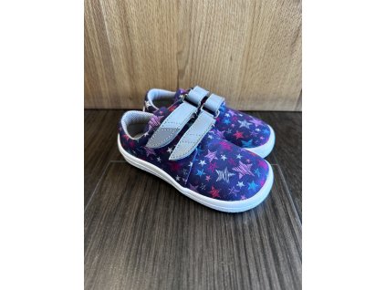 Beda BF 0001/TEX/W plátěné tenisky STARS