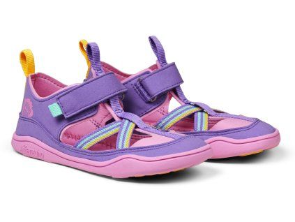 Affenzahn Sandal Vegan Breezy Creative Toucan Lavender