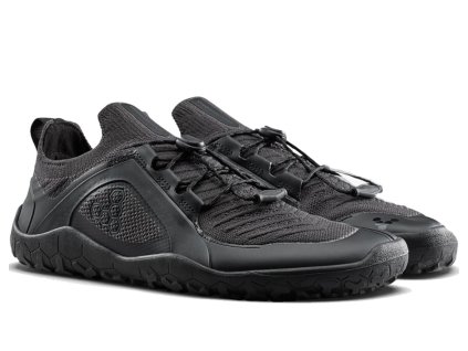 Vivobarefoot PRIMUS TRAIL KNIT FG MENS OBSIDIAN/OBSIDIAN
