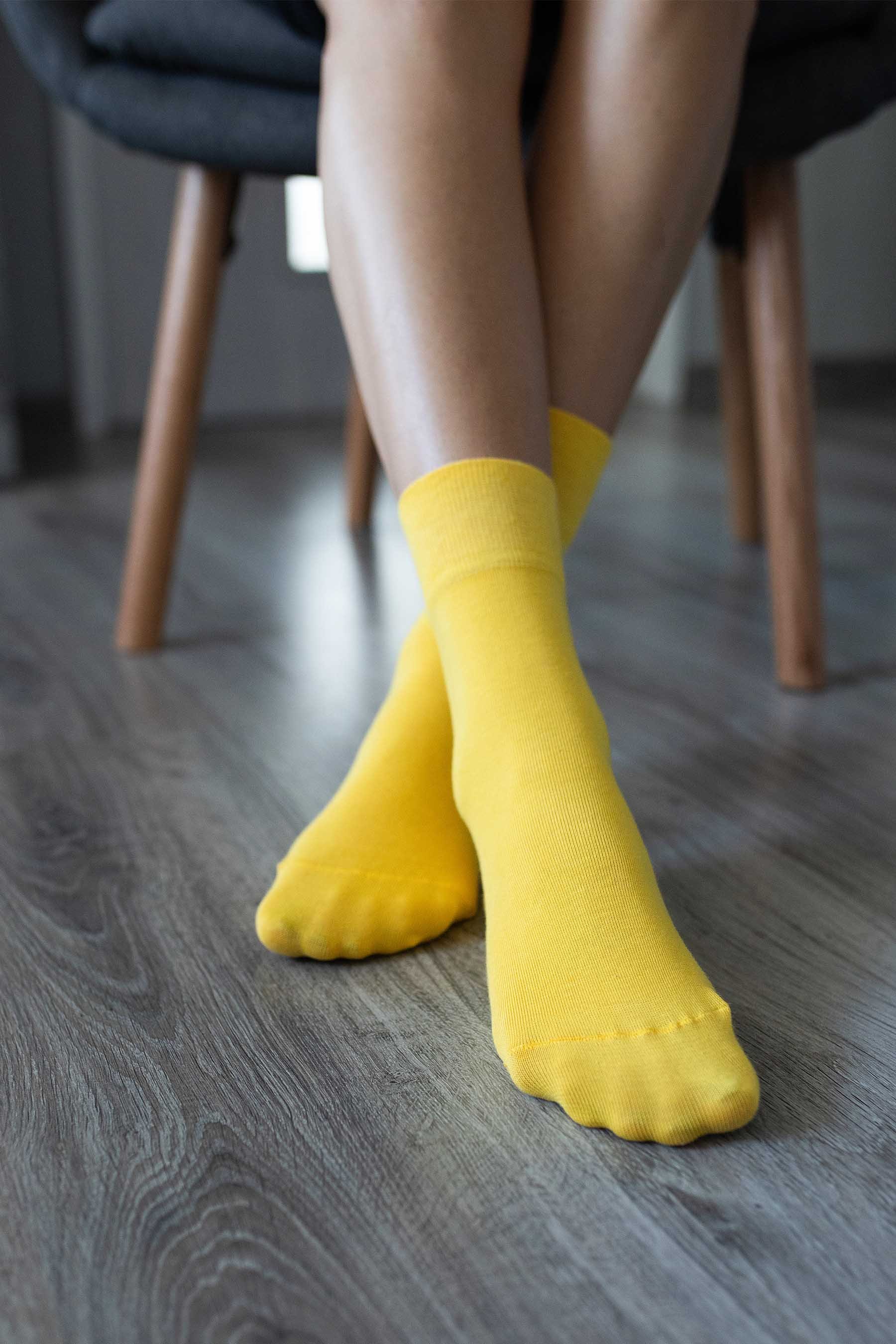 Be Lenka barefootové ponožky žluté Velikosti ponožek, rukavic: 35-38