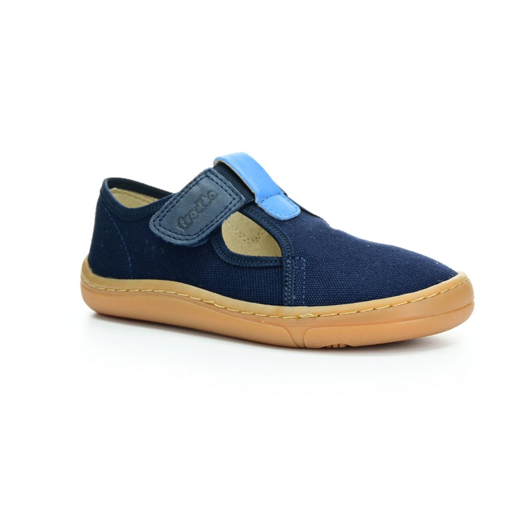 Froddo Barefoot Canvas G1700380 Dark Blue Velikost obuvi: 35