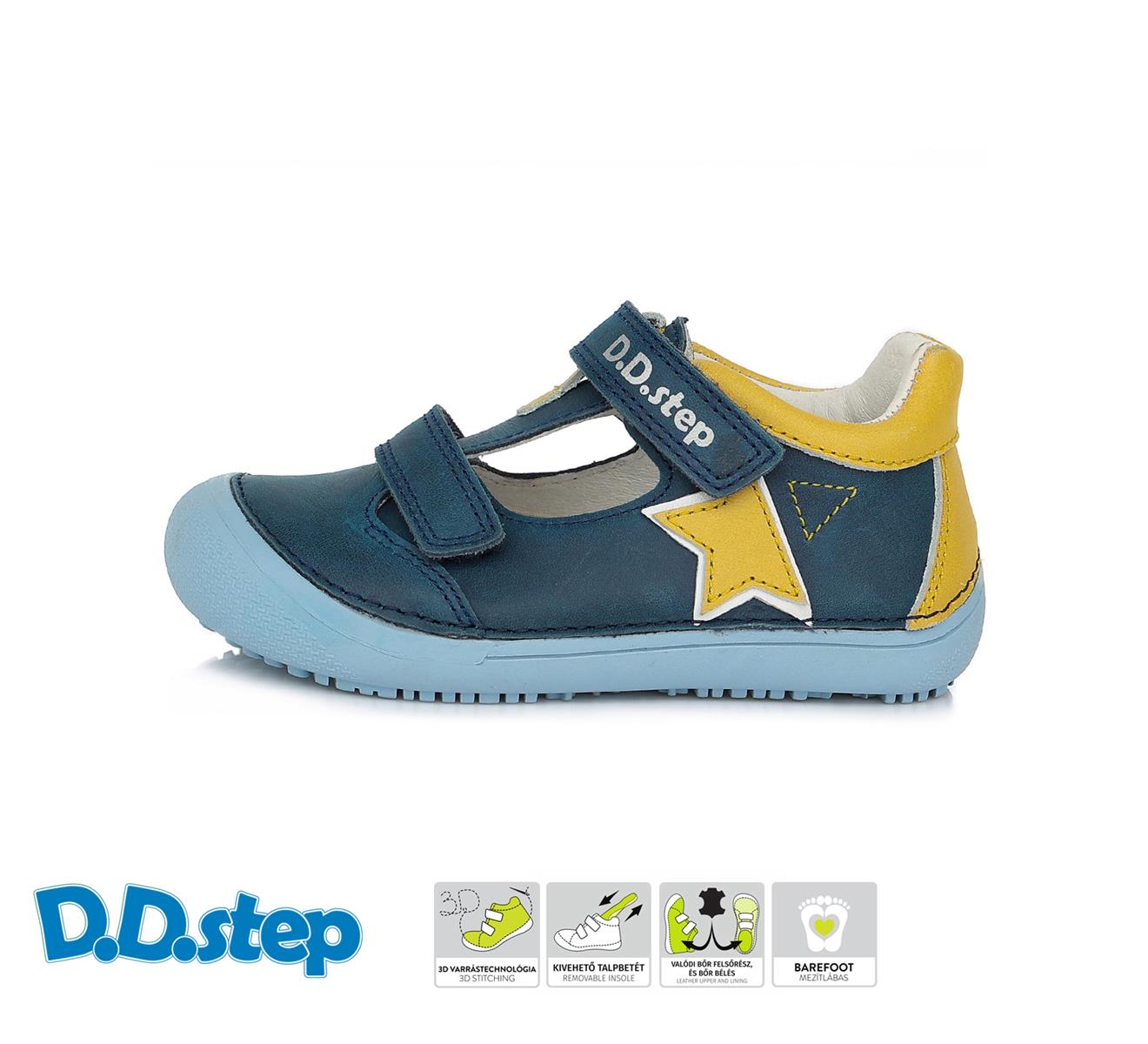 d.d.step sandály 063-897 Royal blue Velikost obuvi: 28