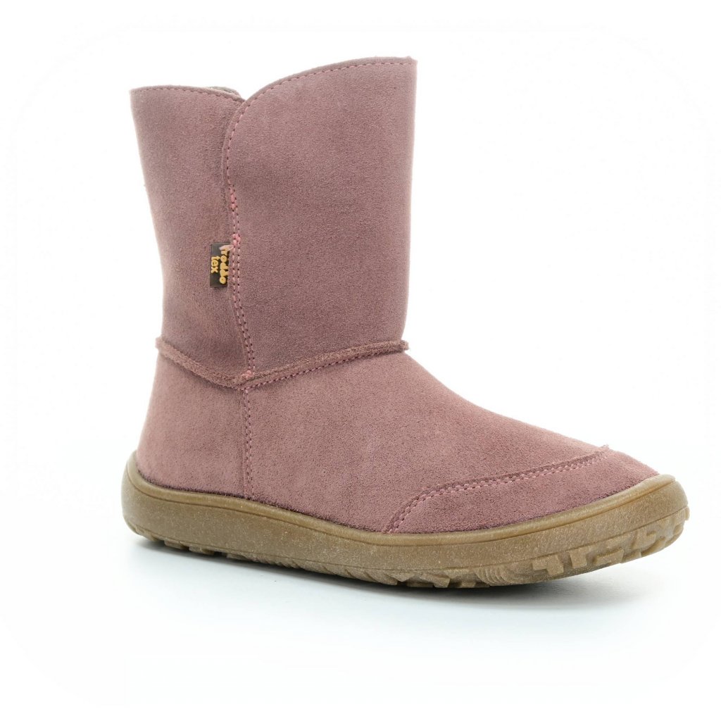 Froddo Barefoot zimní kozačky s membránou G3160170 Pink Velikost obuvi: 28