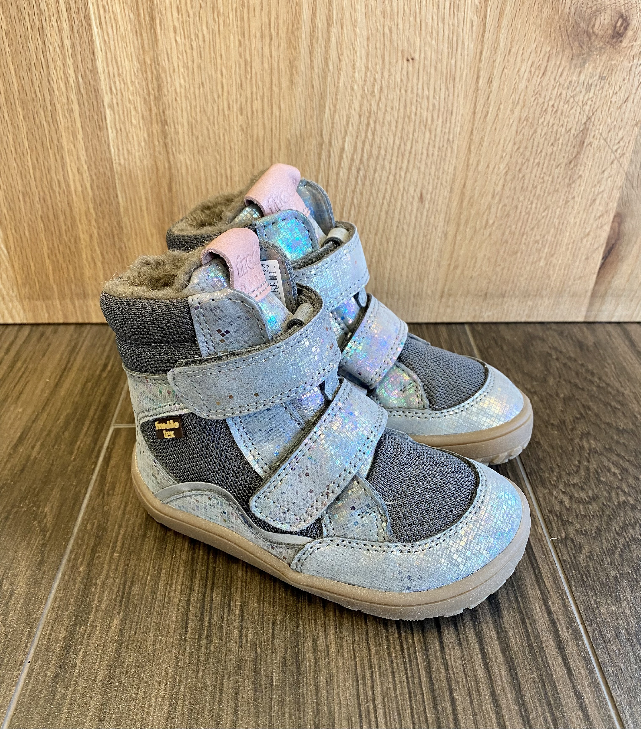 Zimní Froddo Barefoot TEX G3160189-8 Grey/Silver Velikost obuvi: 25