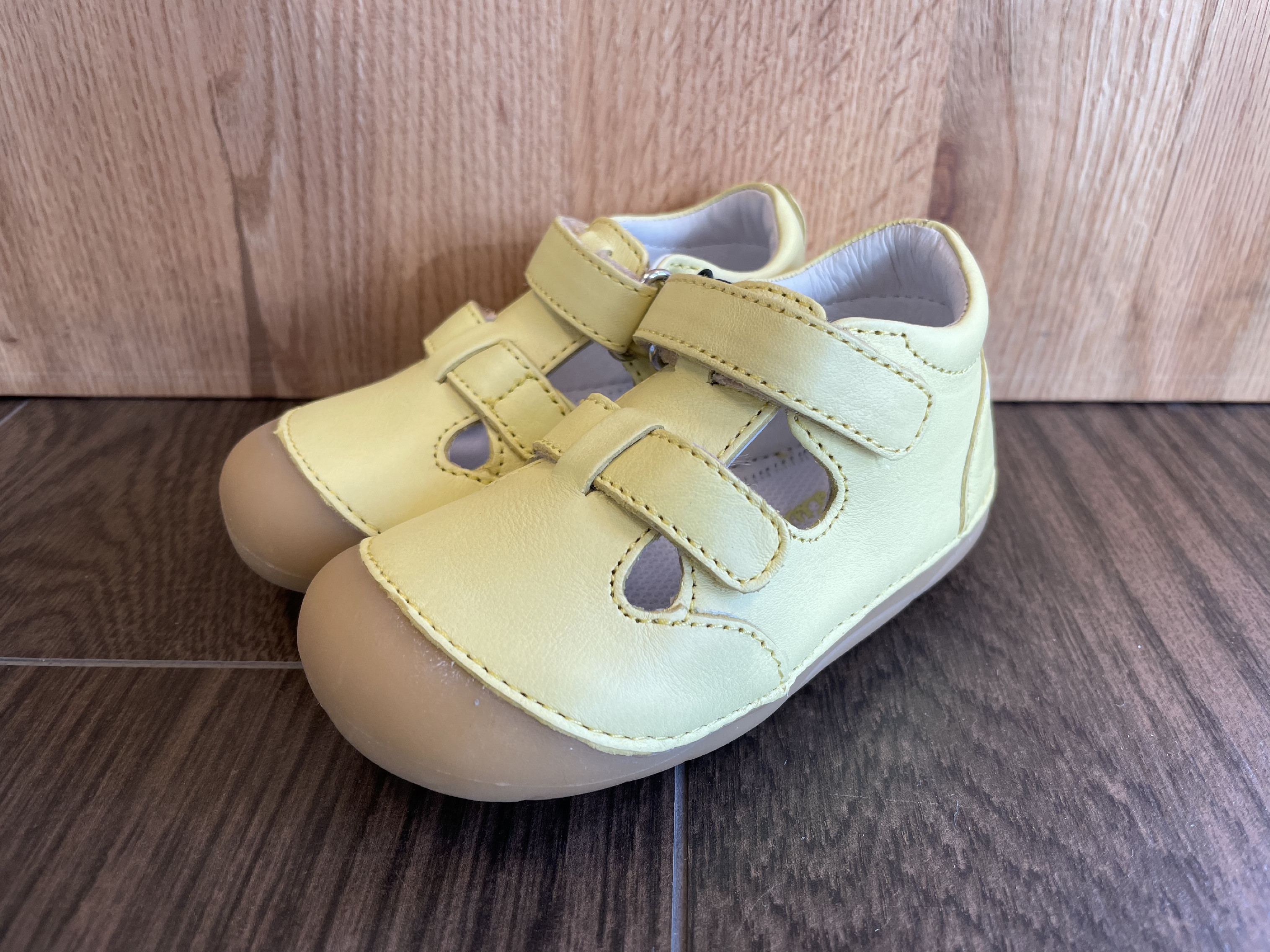 Lurchi sandály Flotty Nappa Yellow Velikost obuvi: 19