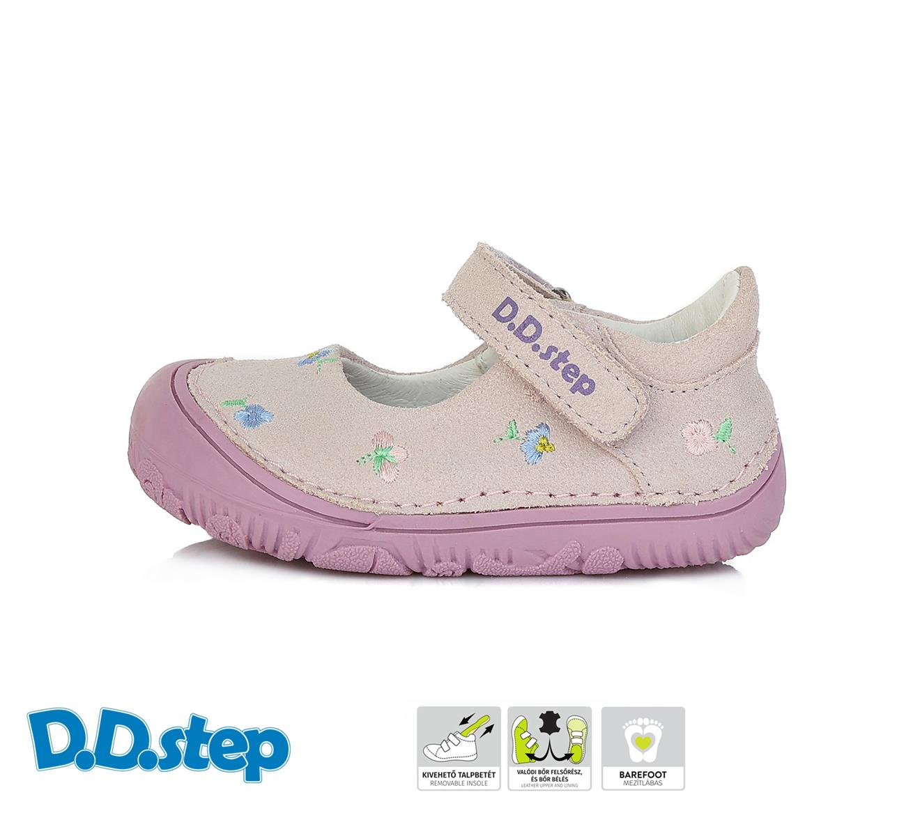 d.d. step baleríny 073-390A mauve Velikost obuvi: 30