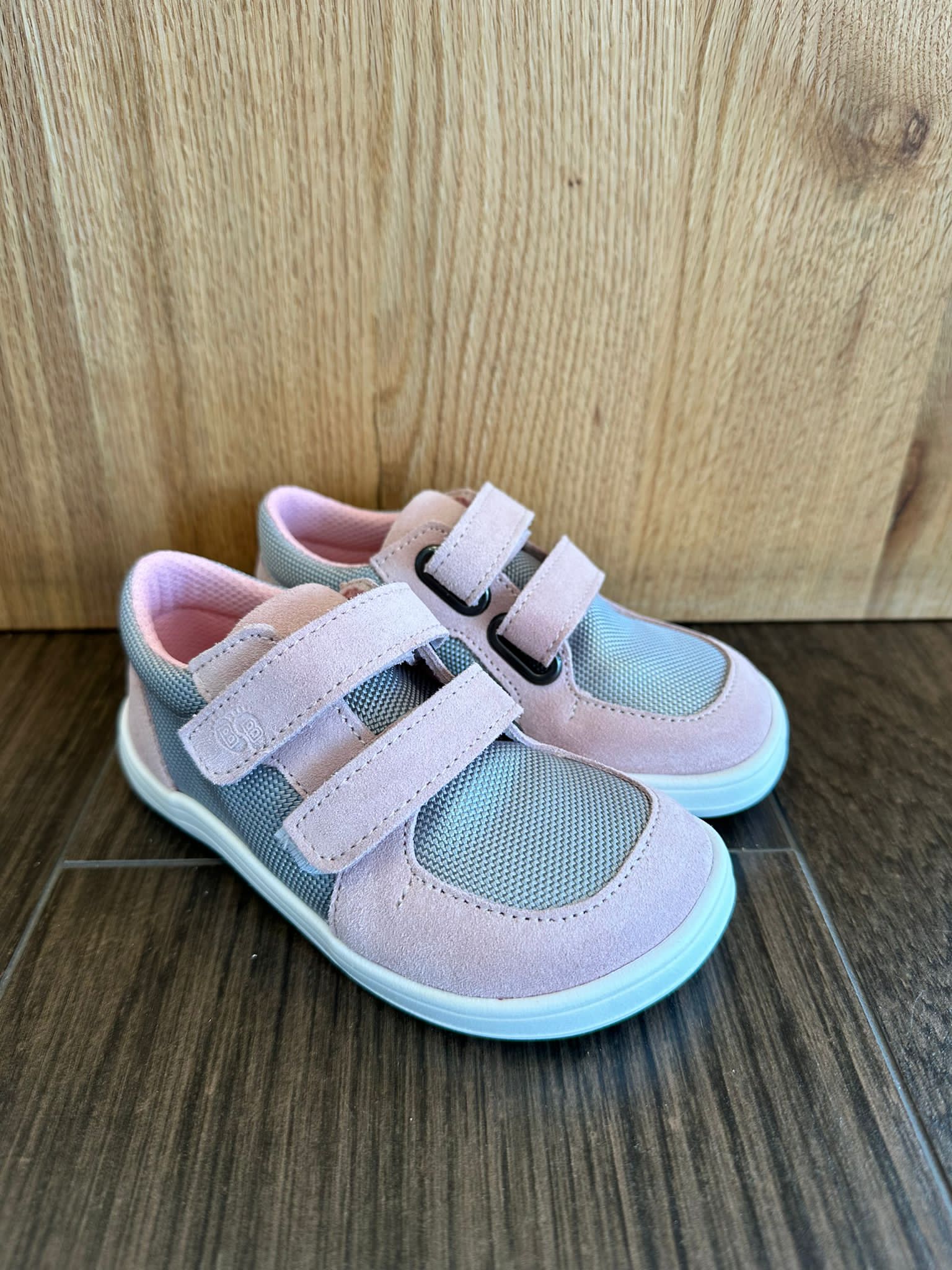 Baby Bare Shoes Febo Sneakers Grey/Pink Velikost obuvi: 23