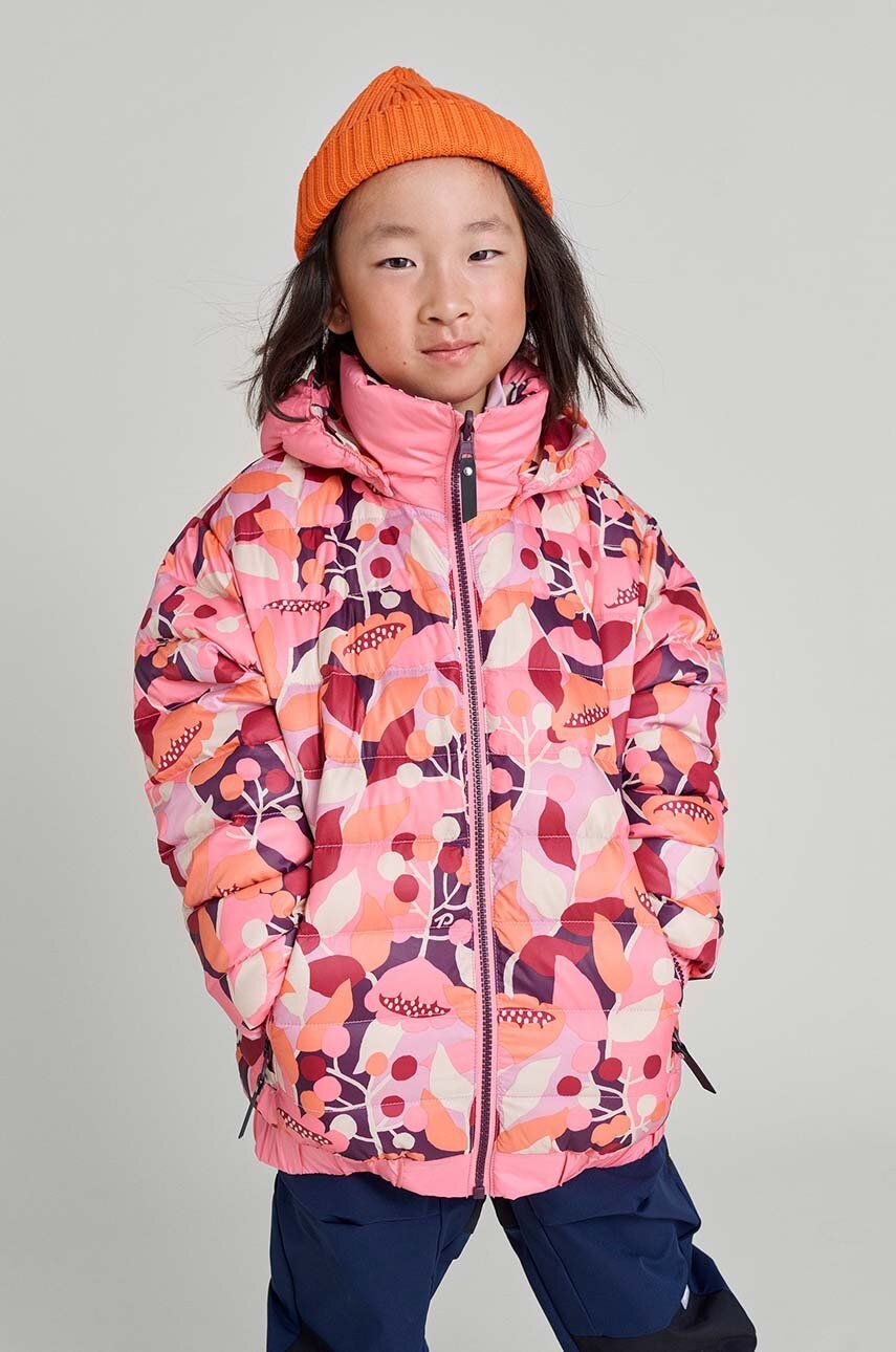 Dětská péřová bunda Reima Finnoo - Sunset Pink Velikost oblečení: 110