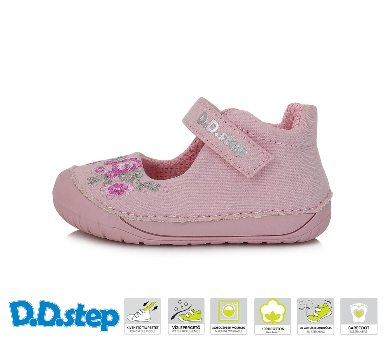 d.d.step sandály 070-41780A Pink Velikost obuvi: 22