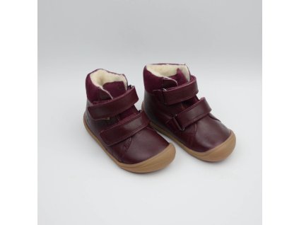 KOEL4KIDS BRANDON TEX WOOL BORDO