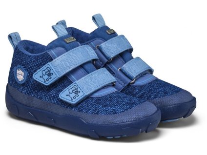 AFFENZAHN LOW BOOT KNIT HAPPY ELEPHANT BLUE