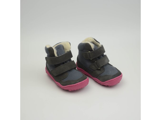 bLIFESTYLE - EISBÄR WOOL VELCRO GREY/PINK