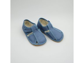 BABY BARE SHOES SLIPPERS DENIM