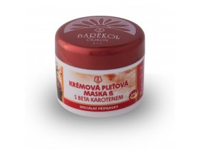 KRÉMOVÁ PLEŤOVÁ MASKA s beta karotenem 50ml