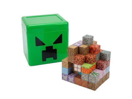 Magnetická stavebnice Minecraft Creeper v krabici Magic square 105ks