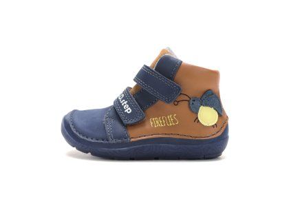 D.D.Step celoroční, podzimní barefoot A116-62455 čokoládová