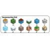 MSTB2449E magneticka stavebnice minecraft waterfall nature 100ks