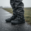 Bugga barefoot celoroční podzimní boty BUGGA OSCAR Black B00191-10 s membránou