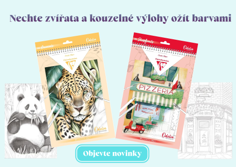 Omalovánky Clairefotaine Animals abd Les Vitrines