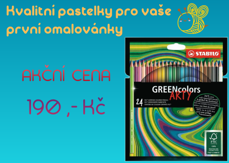 Pastelky Stabilo GreenColors - Akční cena
