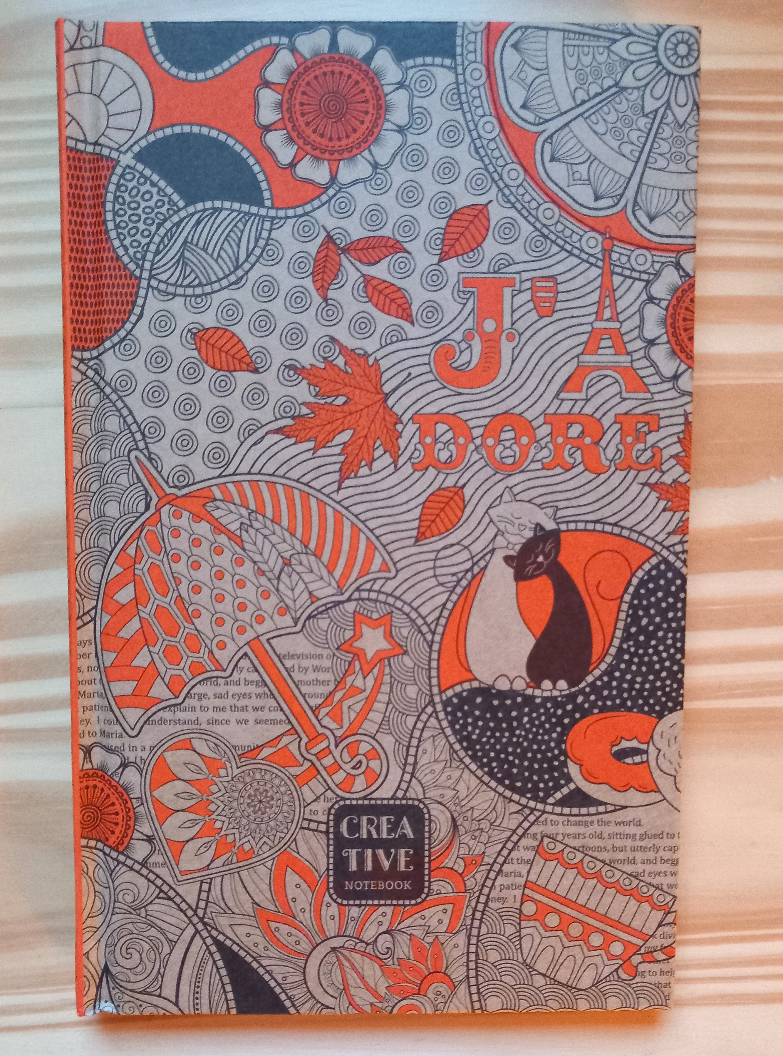 Zápisník Kraft Colour - červený