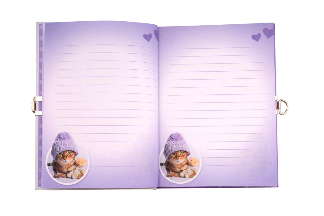 Zápisník se zámkem - detail