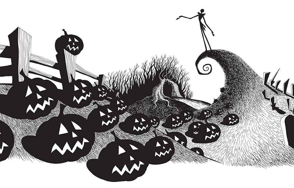 Nightmare Before Christmas - Oficiální omalovánky