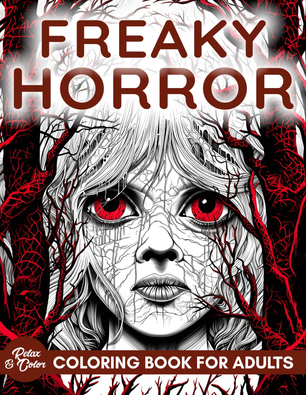 Freaky Horror - omalovánky pro dospělé