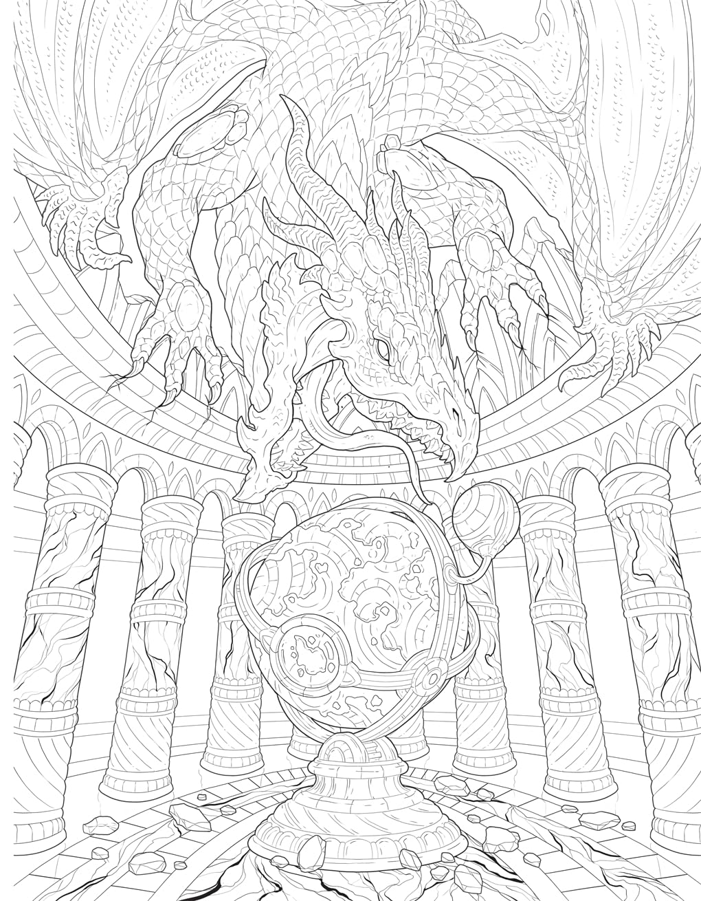 Master Of Dragons - Francois Gauthier - Ilustrace