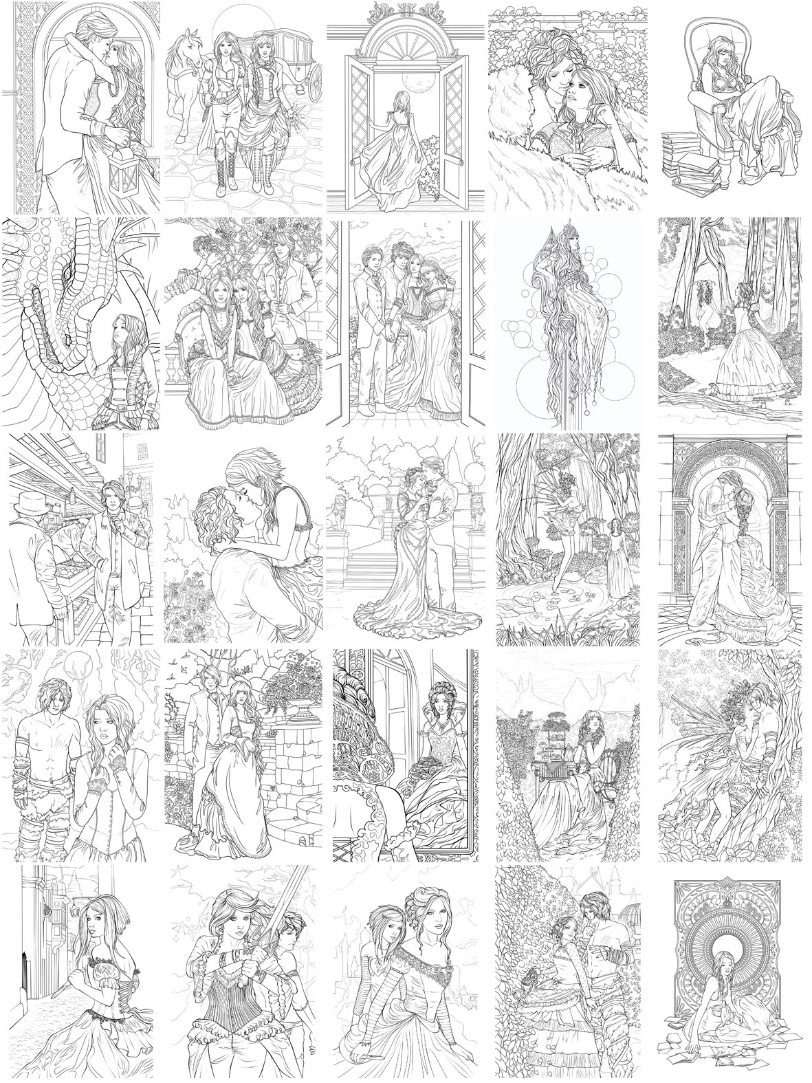 Victorian Romance - Ilustrace