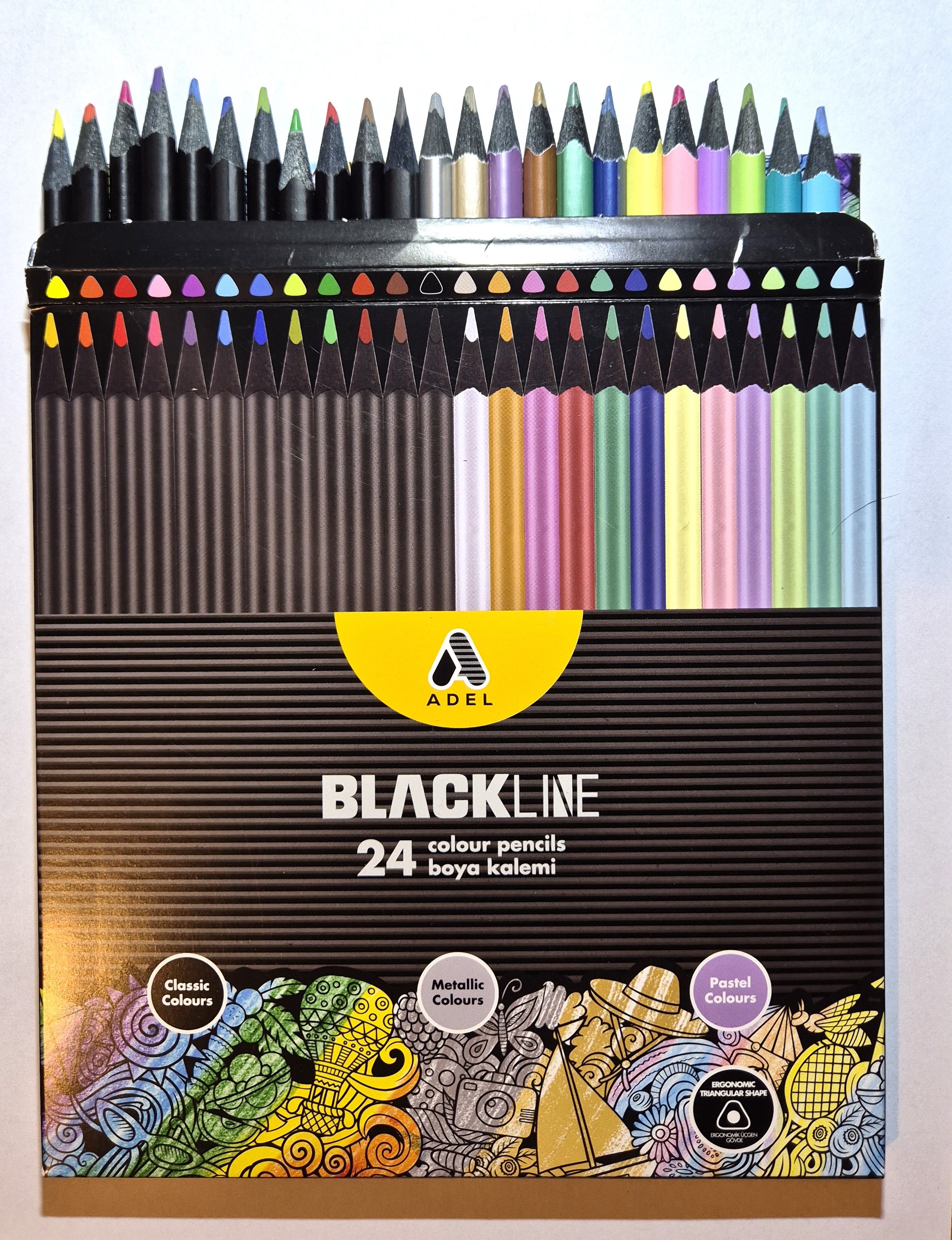 Blackline Mix - pastelky