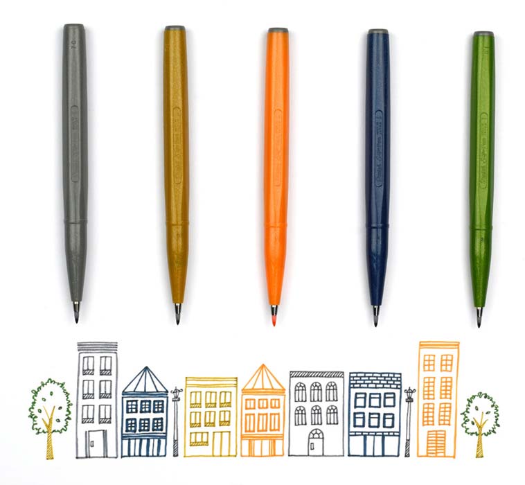 Pentel Touch barvy