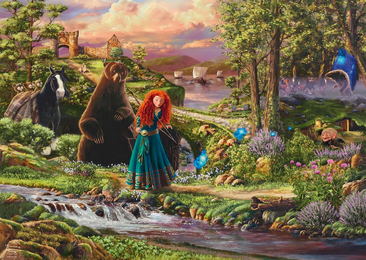 Rebelka Merida - Thomas Kinkade puzzle