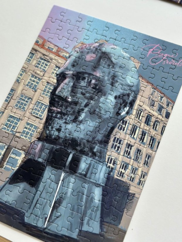 Autorské puzzle Franz Kafka Prague Secrets
