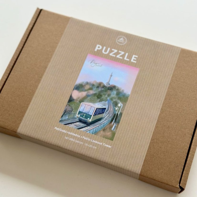 Autorské puzzle Petřínská rozhledna Prague Secrets