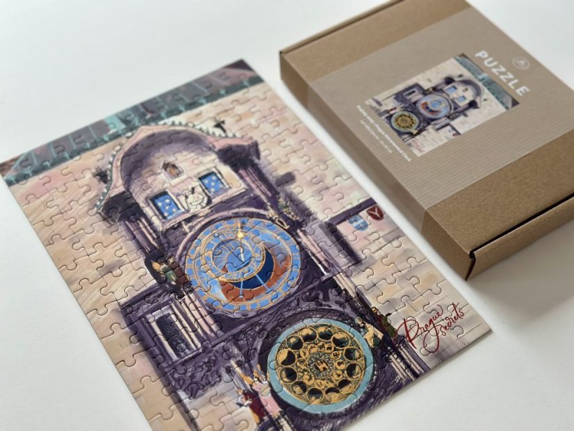 Autorské puzzle Pražský Orloj Prague Secrets