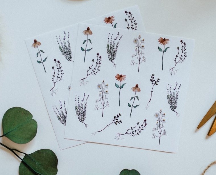 Samolepky Bylinky - Be Nice