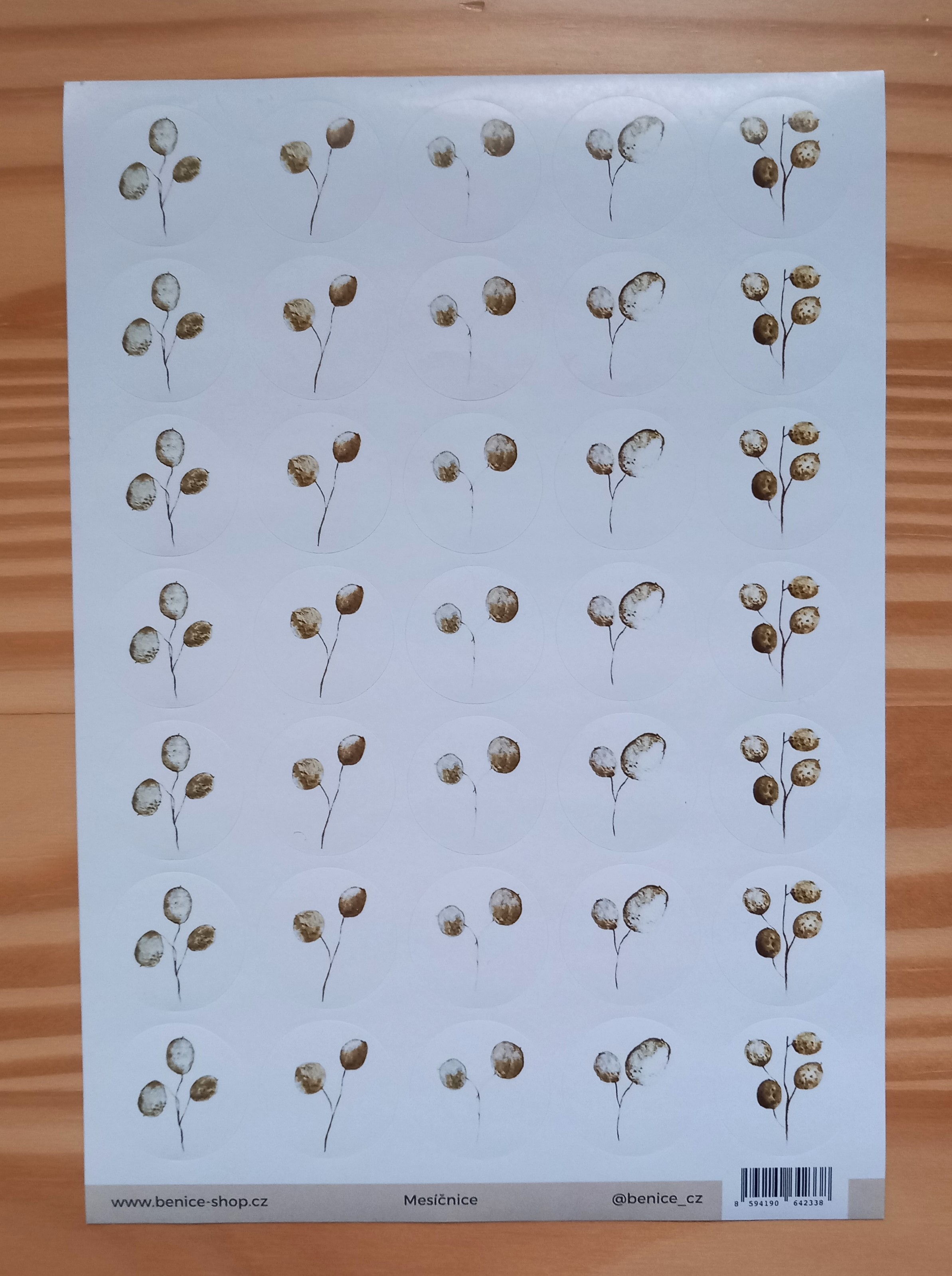 Samolepky Měsíčnice - Be Nice