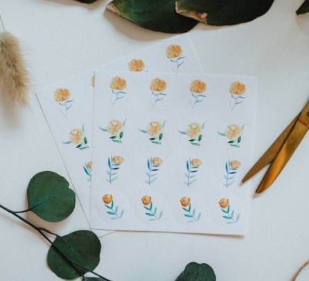 Samolepky Pivoňky - Be Nice