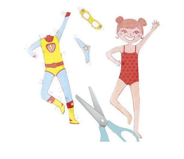 Vystrihovánka - oblékání