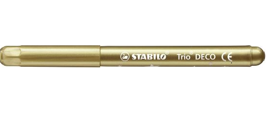 Stabilo Trio Deco - zlatý
