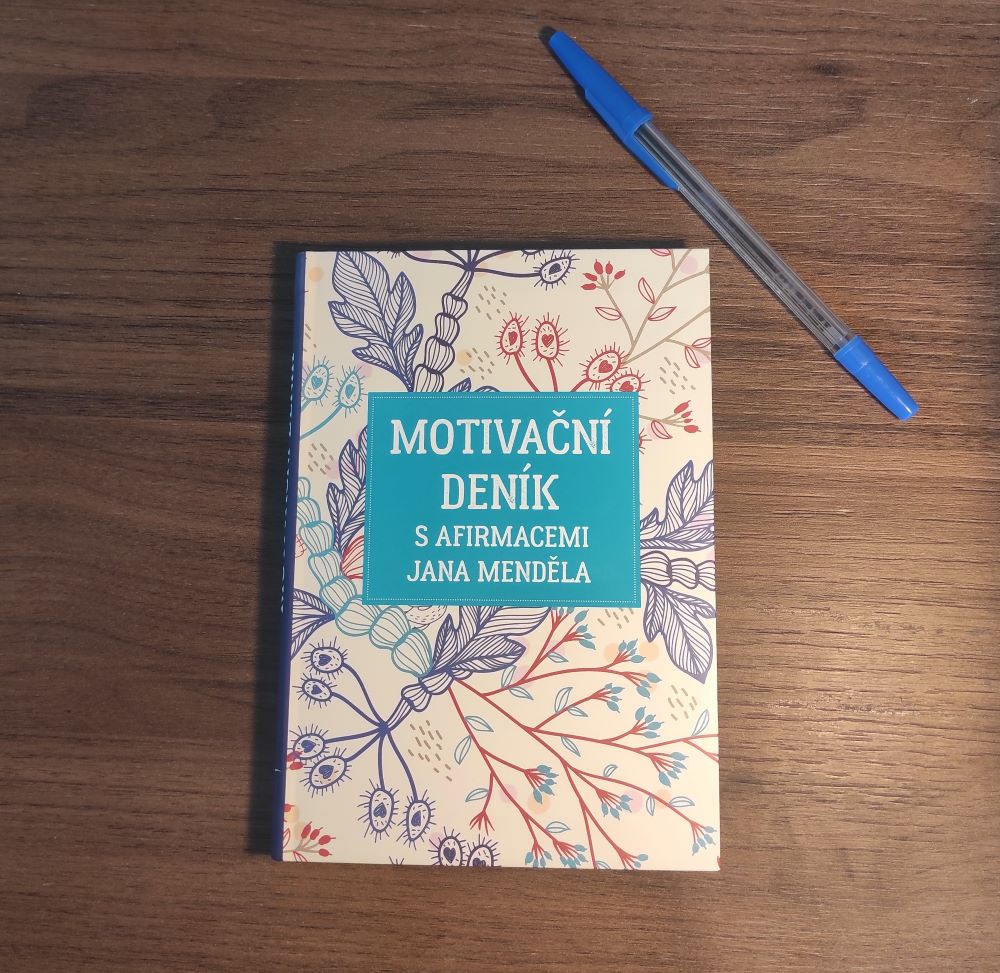 Motivační deník s afirmacemi Jana Menděla
