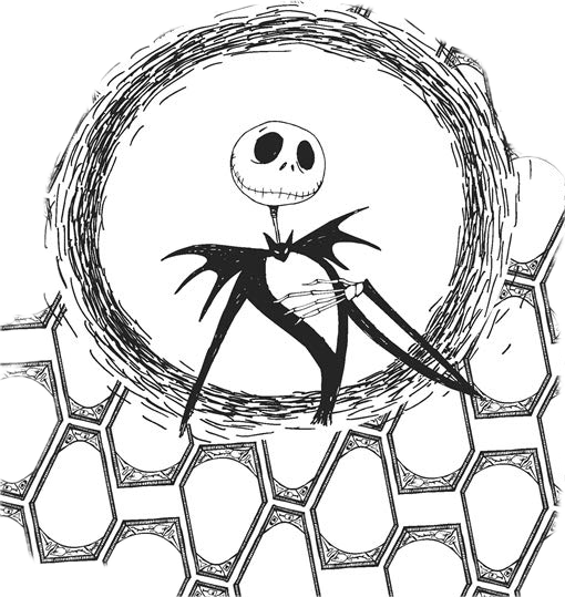 Nightmare Before Christmas - Omalovánky