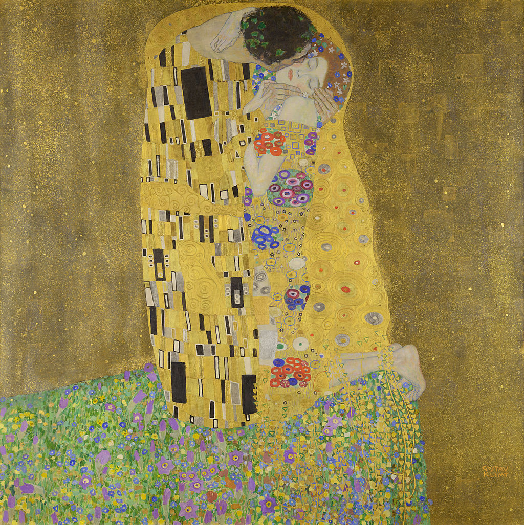 Gustav Klimt - Polibek