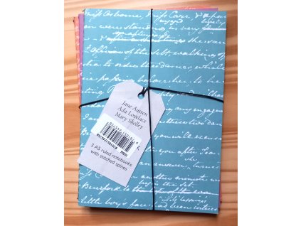 Jane Austen, Ada Lovelace, Mary Shelley Handwriting Notebook Set